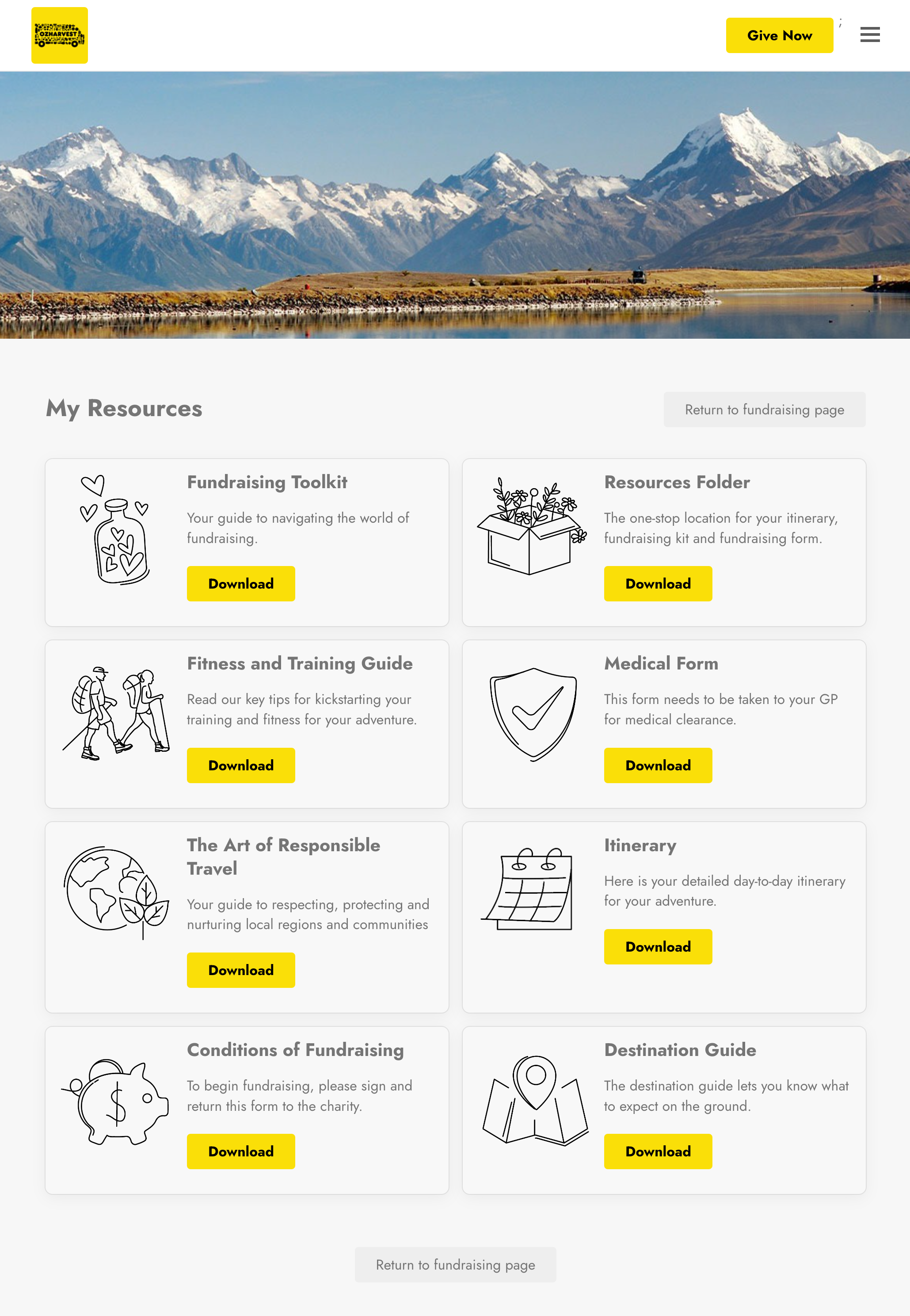 OzHarvest -  Southern Alps NZ Trek 2024 - Resources Page.png